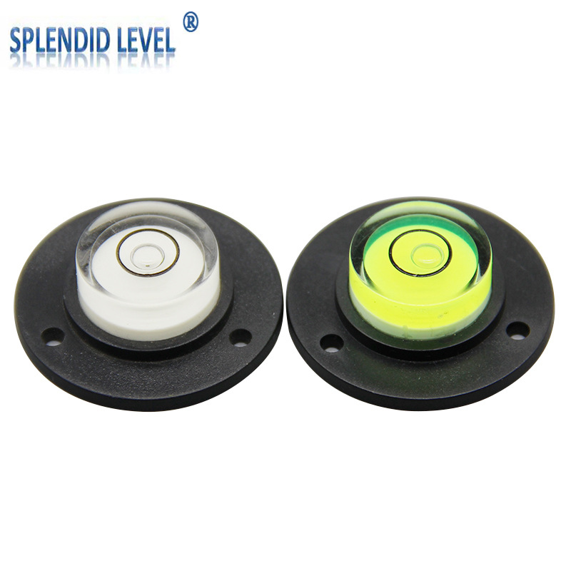 塑料万向气泡水平仪圆形水平器水准仪水平珠水平泡小型水准