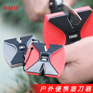 Factory wholesale DMD portable outdoor sharpening stone double-sided knife cutter mini portable sharpener