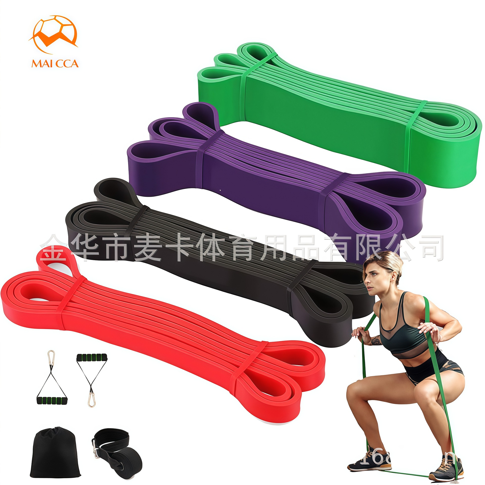 Cinturón de tracción transfronterizo Cinturón elástico Cinturón de resistencia Asistente de yoga para hombres y mujeres Ejercicio en cuclillas Cinturón de baile Lajin