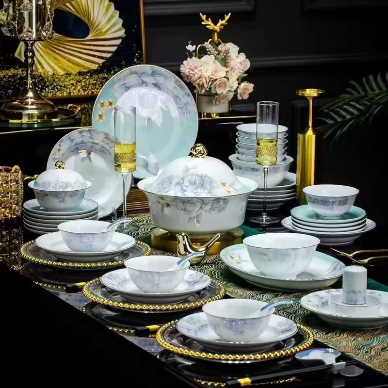 Ceramic tableware, elite gift box, Chinese style, increased thickness