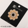 High-end brooch, metal accessory lapel pin, universal protective underware, suit, pin, V-neckline, clips included, wholesale