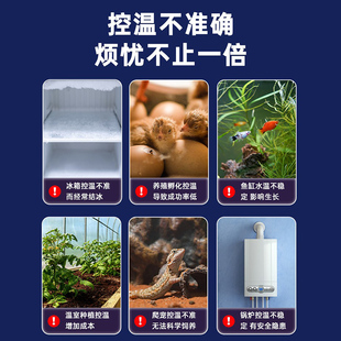 Thermostat Digital Display Intelligent Fully Automatic Digital Temperature Control Socket Switch Turtle Temperature Controller Fish Tank Thermostat