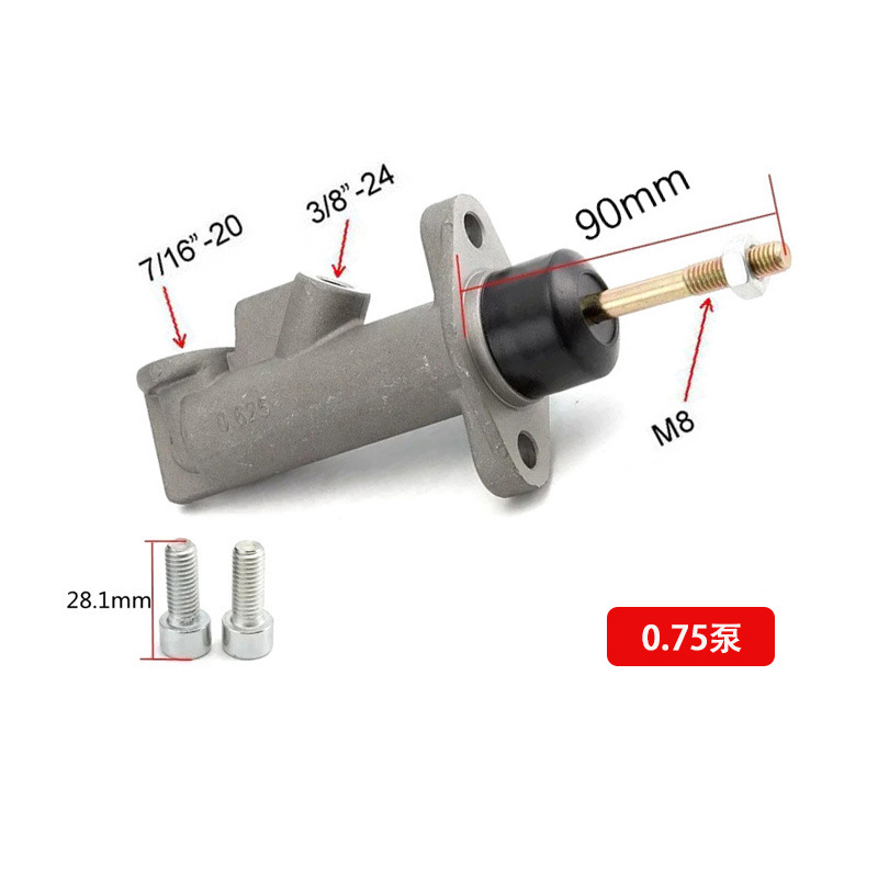 Cylinder Racing Drift: Universal Other brake systems - 075-pump-rod-length-90mm