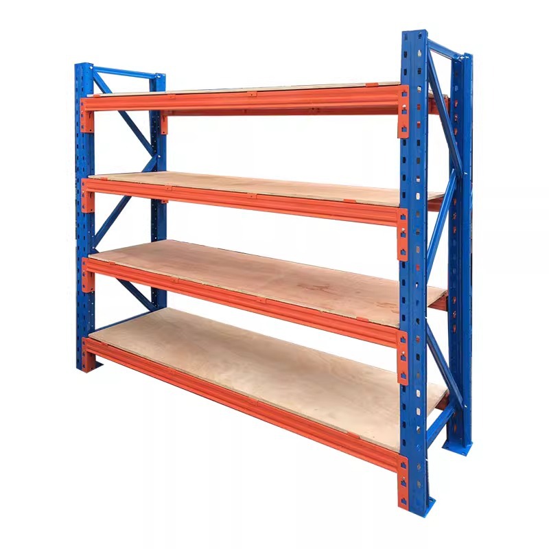 Estanterías de almacenamiento de alta resistencia para venta transfronteriza, estanterías de almacenamiento eléctricas de operación directa, estanterías de almacenamiento de almacén tipo viga con paletas de madera image 6