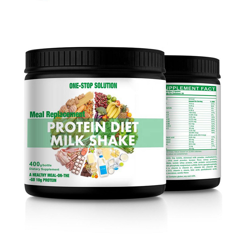 Cross-Border Tk Direct Sales Nutritional Milkshake Meal Replacement Protein Shake Powder Protein Shake Supports Oem Customization