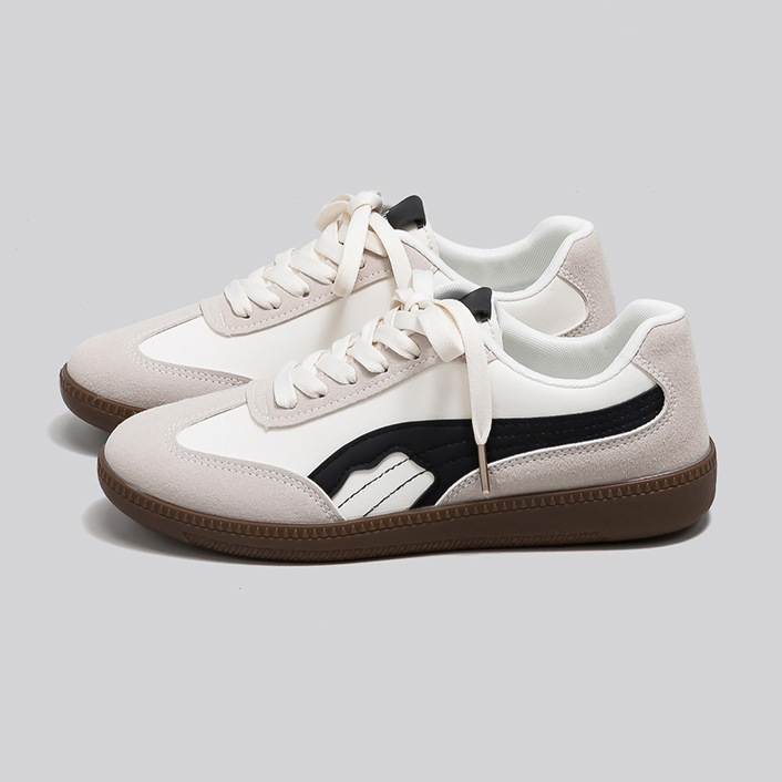 Zapatos casuales clásicos retro de mujer zapatos blancos bajos zapatos de plantilla de lazos para hombres y mujeres zapatos de entrenamiento F8868