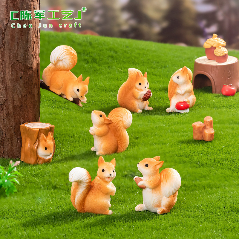 Moss Micro Landscape Creative Cute Little Squirrel Doll Gardening Landscaping DIY Decoration Accessories Mini Small Ornaments Moss Micro Landscape Creative Cute Little Squirrel Doll Gardening Landscaping DIY Decoration Accessories Mini Small Ornaments