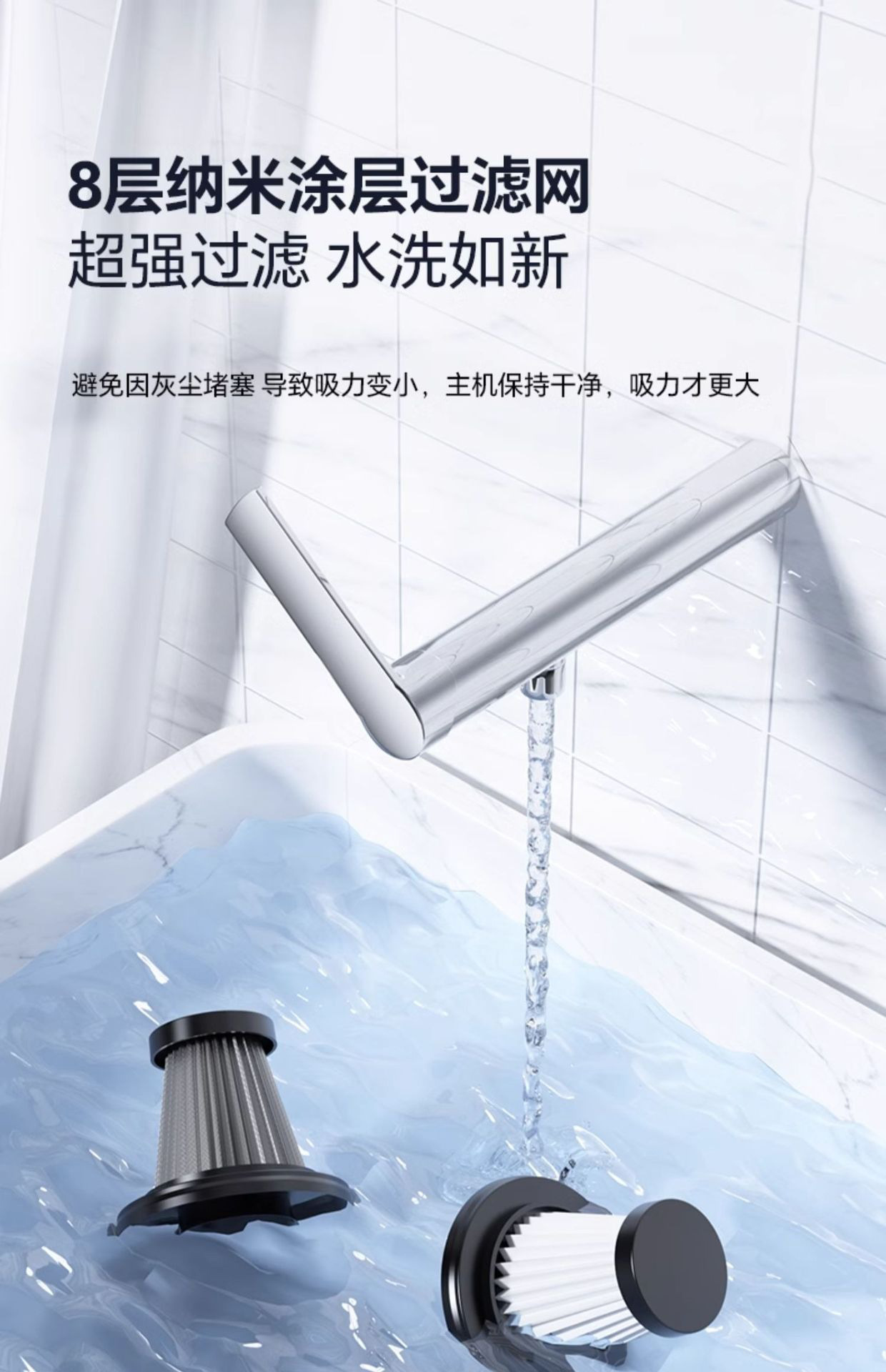 Cross-border New Car Vacuum Cleaner Wireless Charging Car Home Dual-use Large Suction Power Powerful Small Handheld Mini