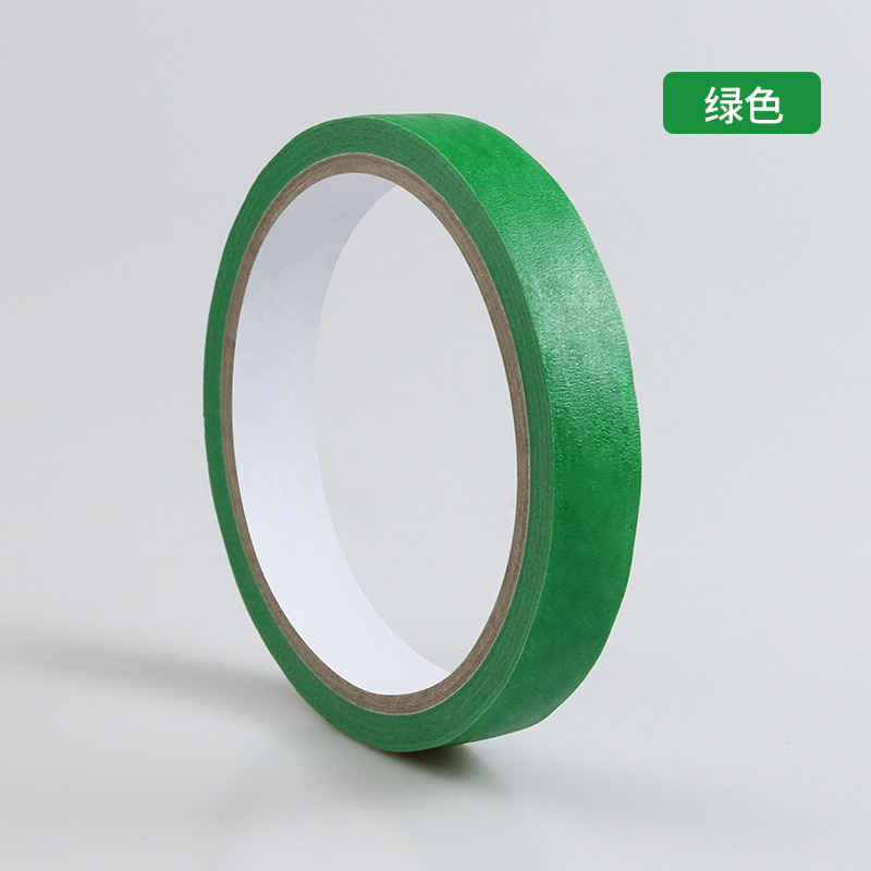 Weiyi color pintura del coche de una sola cara crepe decoración adhesiva decoración cubierta de lágrima mano cinta de papel adhesiva de alto adhesivo