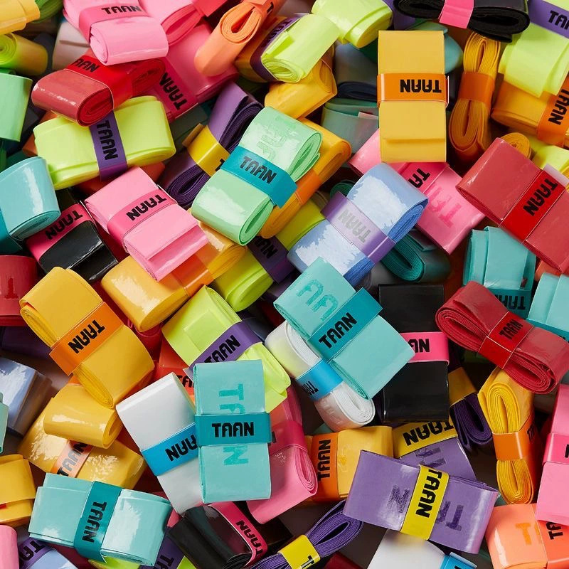 Лента для обмотки ручек бадминтонных ракеток Taian TAAN, красная, впитывающая пот, нескользящая, удобная, амортизирующая, дышащая, ультрамягкая 880 001