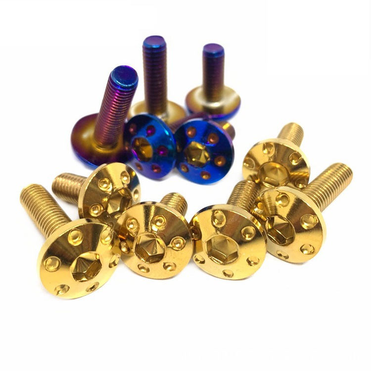 钛合金螺丝M6*20内六角外壳挡泥板电动车钛合金螺丝厂家现货批发