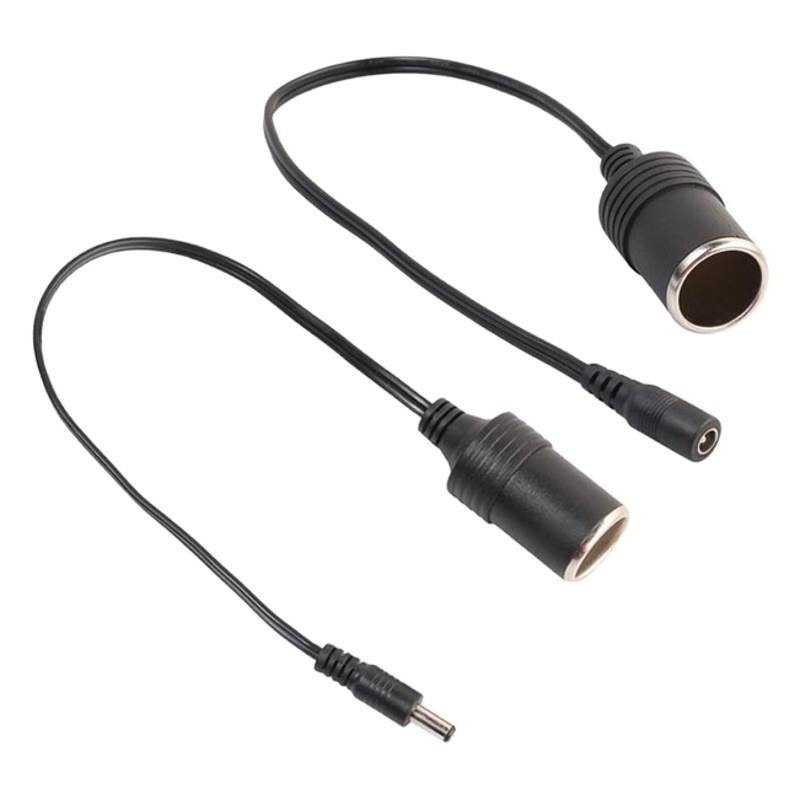 Factory direct 12V car cigarette lighter socket to DC power base to DC female head 5.5x 2.1 Cable