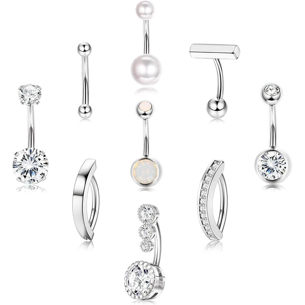 Silver set of 9