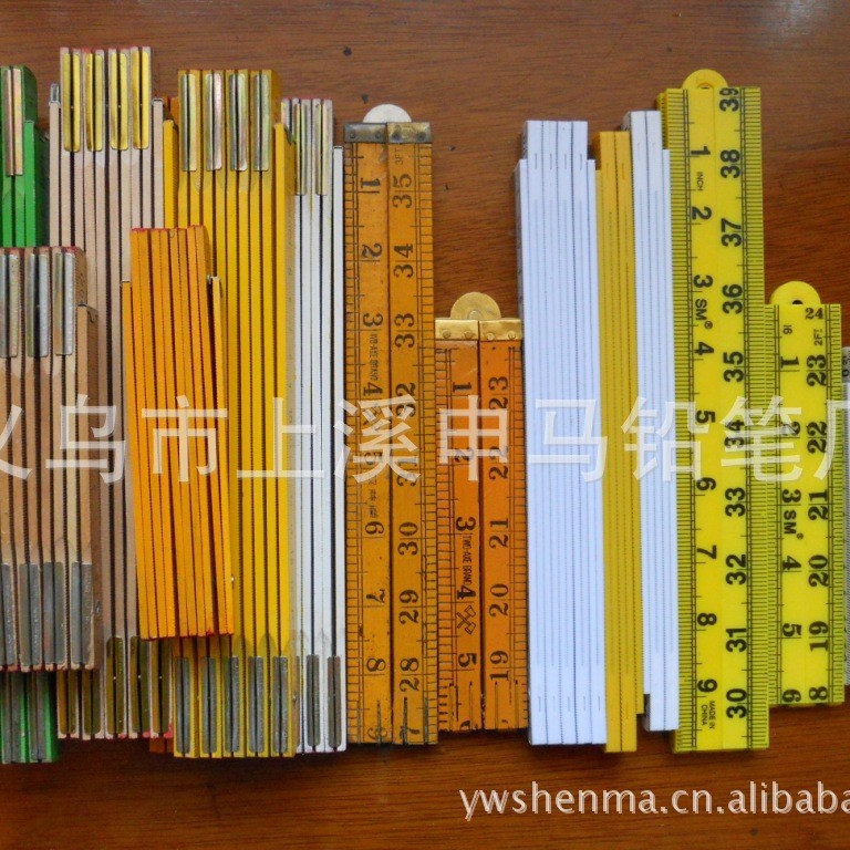 折尺厂家 木折尺/塑料折尺 量具 1米/2米 可做