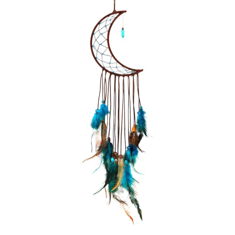 Ins Nordic DIY колокольчики Ловец снов звезда луна кулон ремесло подарок кулон подарок на день Святого Валентина Кулон