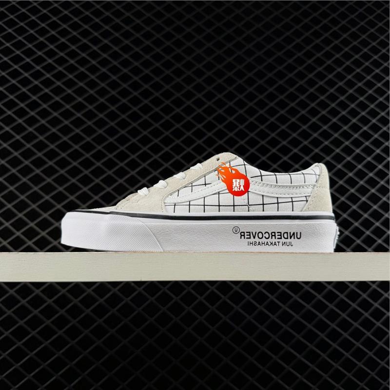Putian shoes, new model: Vans SK8-LOW, unisex, classic low-top design with a plaid pattern, vulcanized casual athletic sneakers