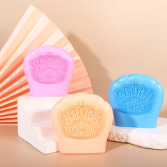 现货猫爪洁面刷脸部清洁工具硅胶洗脸刷去黑头清理毛孔手指刷批发