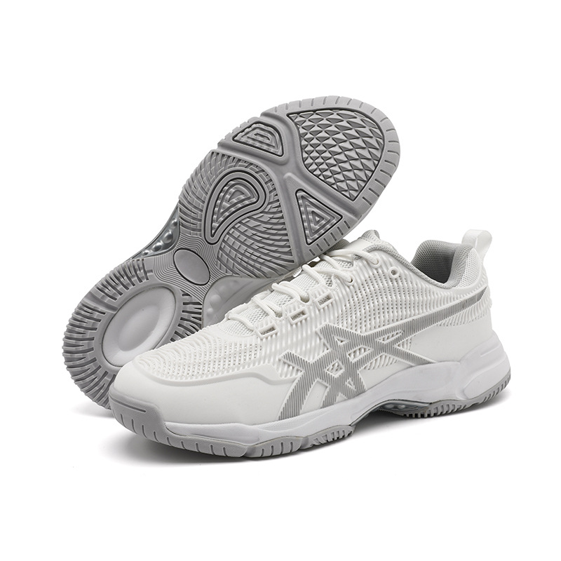Competencia profesional entrenamiento de bádminton hombre y mujer al aire libre suela de goma antideslizante zapatos de tenis transpirables zapatos de tenis de mesa