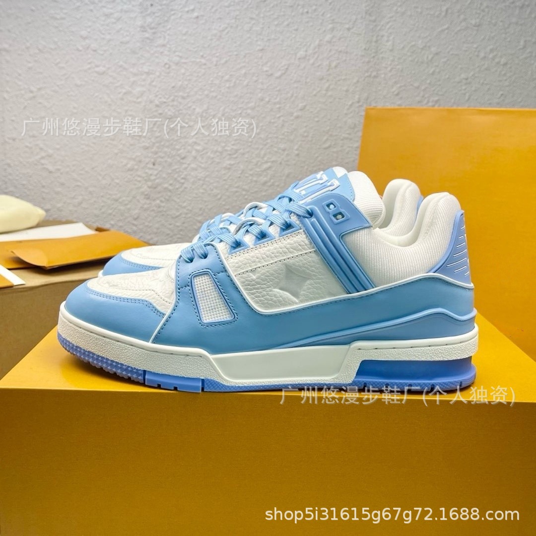 Zapatos Lujia, versión Guangzhou, zapatillas deportivas con estampado vaquero, suela gruesa, unisex, casuales, versátiles y modernas.
