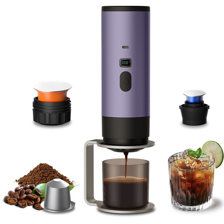 portable coffee machine capsule coffee machine coffee machine household coffee machine charging wireless portable coffee machine