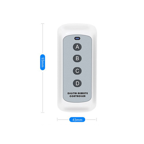 1000 meters 4-button wireless remote control motor forward and reverse lamp garage door remote control underwater light remote control 433M