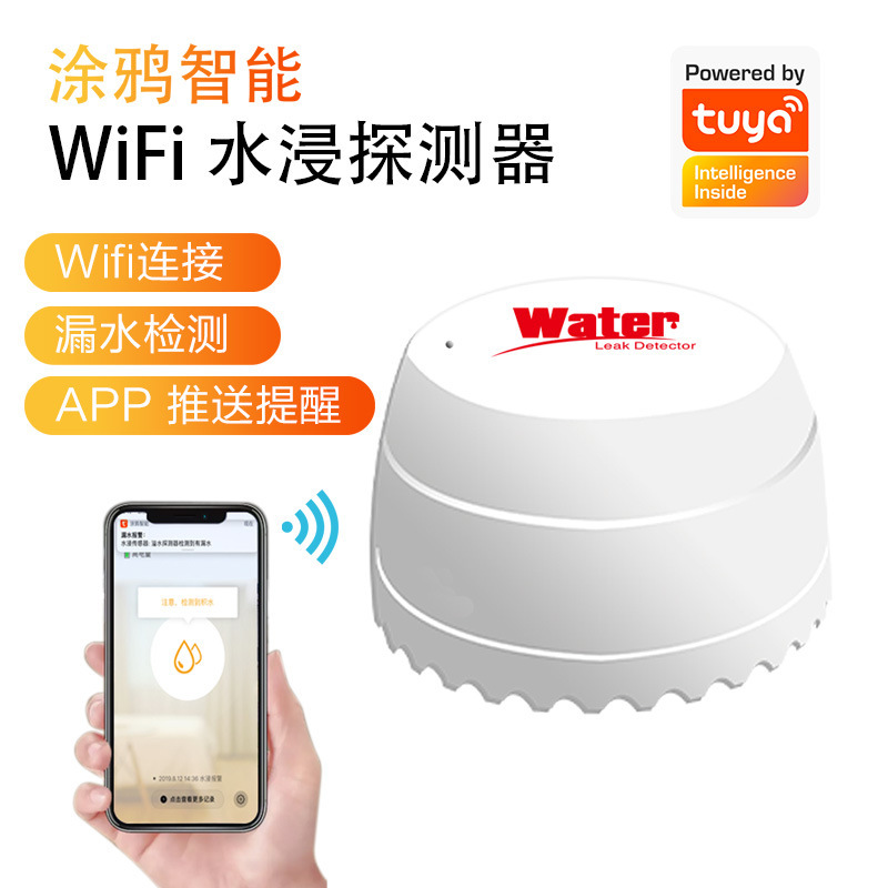 Graffiti wifi intelligent leakage alarm household spillwater…