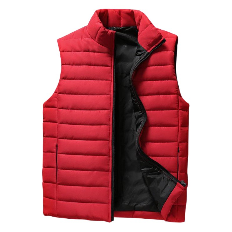 Down Cotton Vest Men's Autumn and Winter Vest Vest Men's Korean Style Casual Trendy Waistcoat Vest Cross-border Vest
