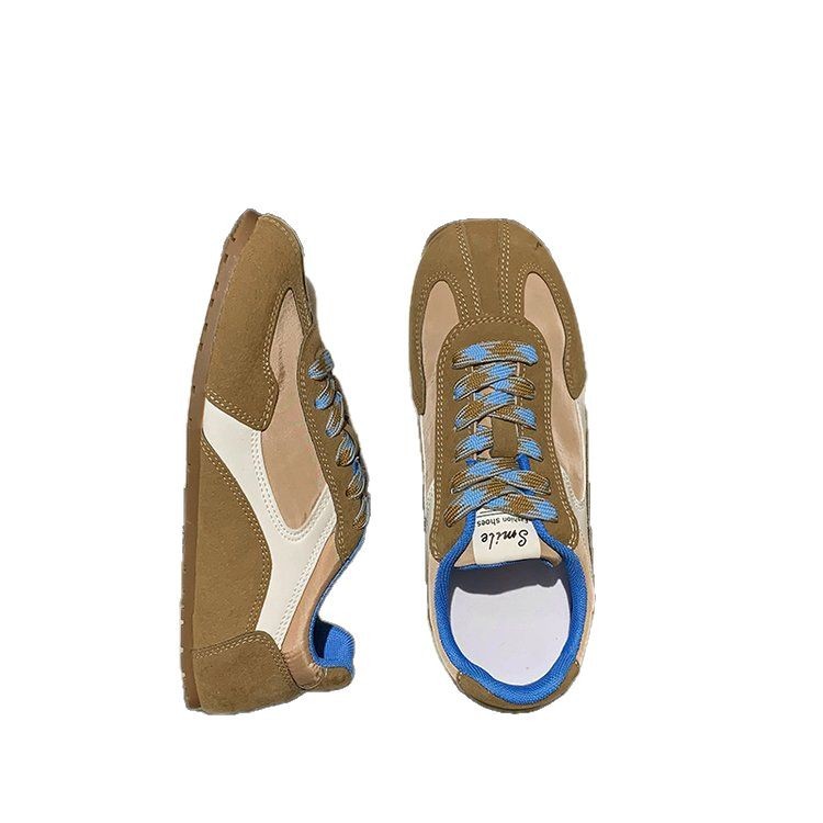 Grava madre estudiolee estilo retro contraste redondo cuadrado estilo casual agon de entrenamiento skate zapatos para mujeres nuevas