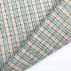 Spring and summer bubble lattice shirt cloth dress pajamas sunscreen clothing children's clothing fabric polyester cotton yarn-dyed lattice cloth