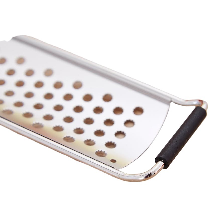 Rallador de queso rallador de queso Acero inoxidable Rallador de chocolate rallador de limón rallador de frutas raspador de chips restaurante suministros de restaurante