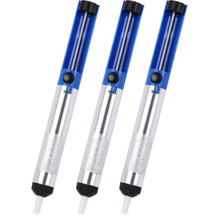 Cross-Border Carefully Selected Small Semi-Aluminum Tin Suction Device Solder Suction Pump to Remove Tin Slag and Desoldering Vacuum Pump Tin Suction Gun Manufacturer Electric Soldering Iron