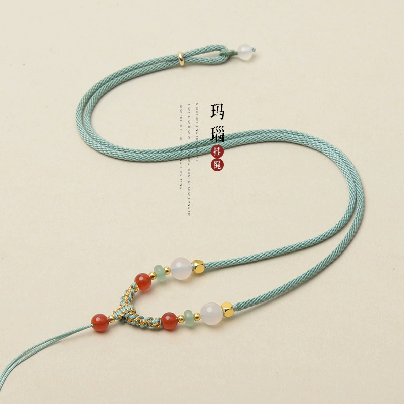 Ручная плетка Dongling нефритовый агатовый бус подвеска