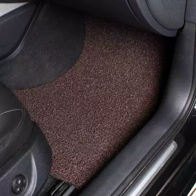 Car Carpet — custom-made for specific cars, highly durable - coffee-color-contact-customer-service-to-inform-the-model-year-front-passenger-side-silk-loop-floor-mat-wear-resistant-king