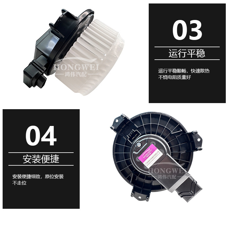 Suitable for 2019 Gac Trumpchi Gs4 Air Conditioning Blower Motor Assembly, Heater Box, Cooling and Heating Fan Motor