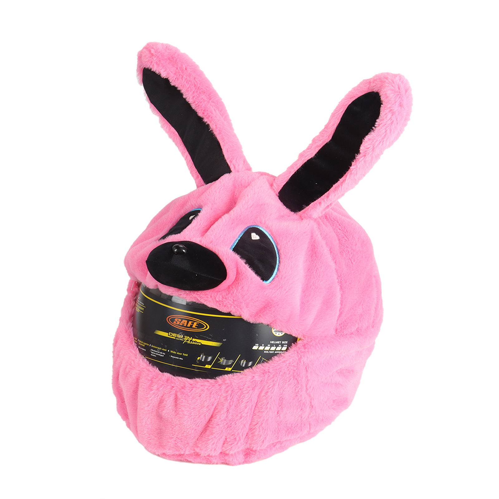 2024 cycling warm helmet cap fried street motorcycle plush helmet cover motorcycle helmet cartoon protective cover