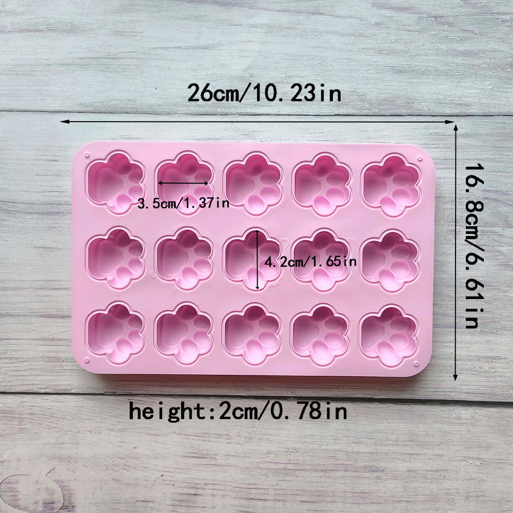 15 garras de gato 360 pastel molde de galletas heladas chocolate molde de pudín