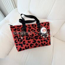 高颜值小众豹纹托特包包女2026年春季新款质感洋气休闲单肩腋下包