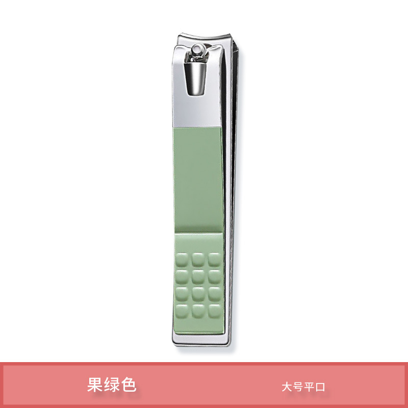 Checkered fruit green large flat mouth