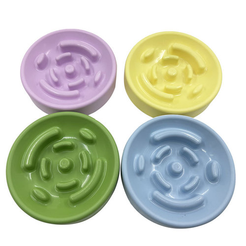 Cross-border universal pet slow feeder bowl for cats and dogs, anti-spill dog bowl, anti-choking slow feeder bowl