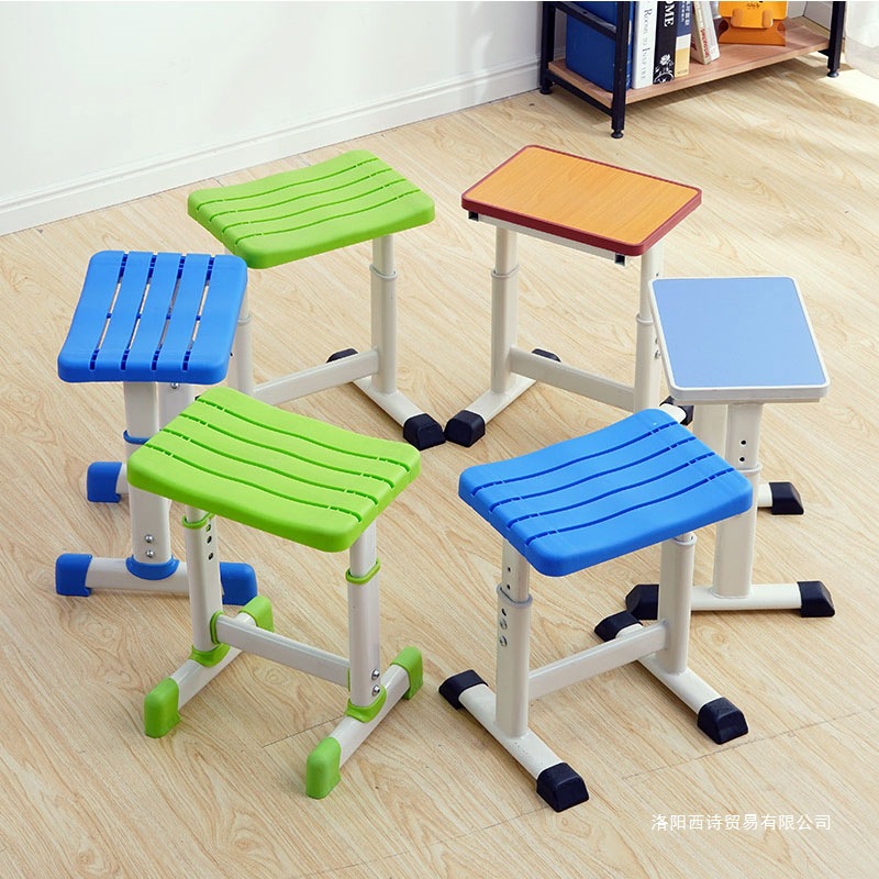 Student stool school learning classroom square stool plastic…
