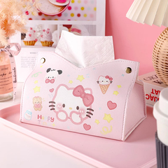 HelloKitty可爱卡通纸巾盒高级抽纸盒家用客厅桌面创意餐巾纸抽盒