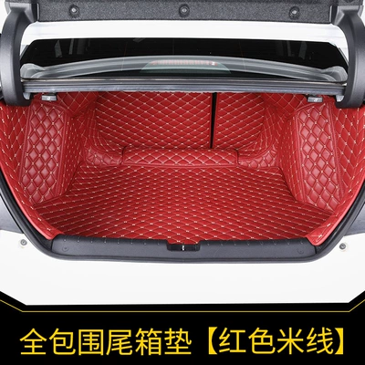 Trunk Mat Free Shipping, Trunk Mat - embroidered-quilted-red-all-inclusive-tailbox-pad-single-note-model-year