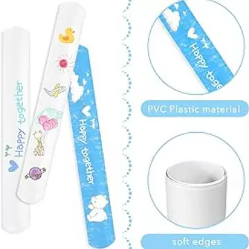 新款复活节可涂鸦啪啪圈儿童玩具pvc拍拍圈装饰手环厂家现货批发