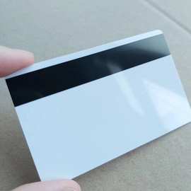 供应PVC Magnetic Stripe Card PVC磁条卡制作证卡打印机磁条白卡