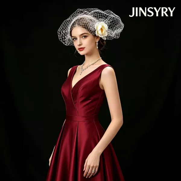 French-style rose net veil small hat, vintage bridal net hat, net headpiece for cheongsam dress photography