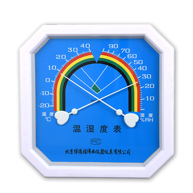 WS2080A指针式温湿度计八角温度表工业家用药房大棚环境高精度|undefined