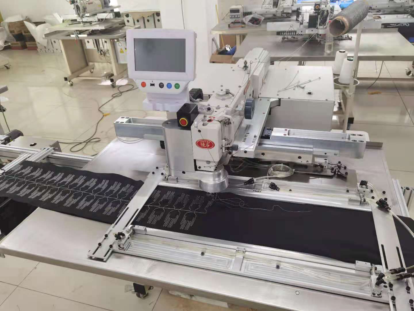 máquina de diseño de computadora para hilo de calentamiento de níquel-cromo de marca de costura, manta eléctrica de calentamiento