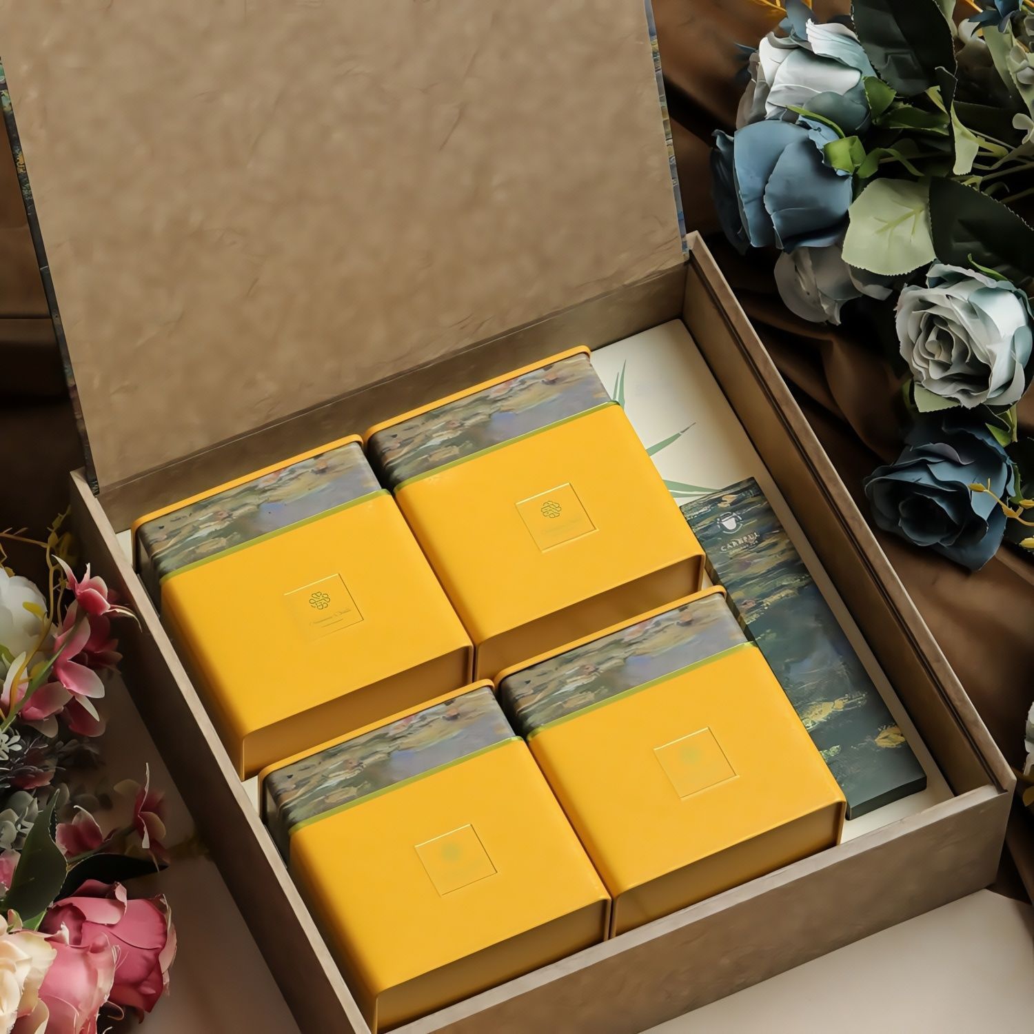 2025新款黄金芽茶叶包装盒高档通用半斤装茶叶礼盒一斤装空盒现货