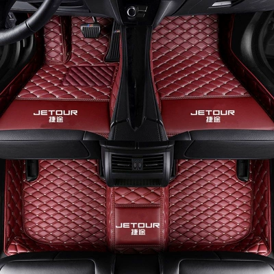 Modelə uyğun ayaqaltı – Jetour X70s, Jetour X90 - jietu-x70-five-seater-version-single-layer-burgundy