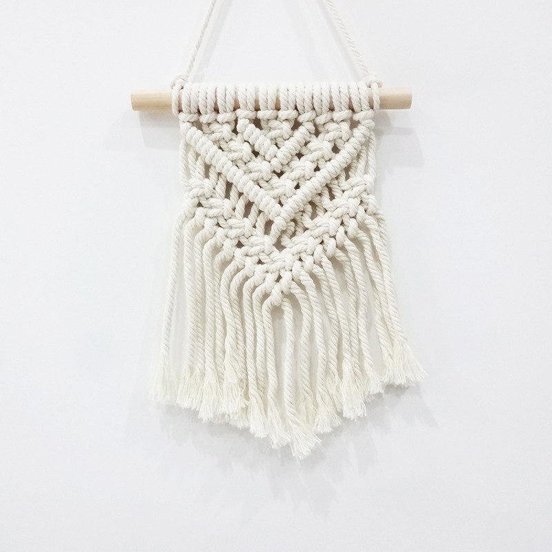 居家装饰挂毯小挂件墙面布置吊挂装饰编织棉线小挂件镂空多层挂毯